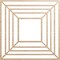 Ekena Millwork Raven Wood Fretwork Pierced Ceiling Medallion, Alder, 28"OD x 10 1/4"ID x 3/8"T CMWP28X28X0375RAAL - alternate 1